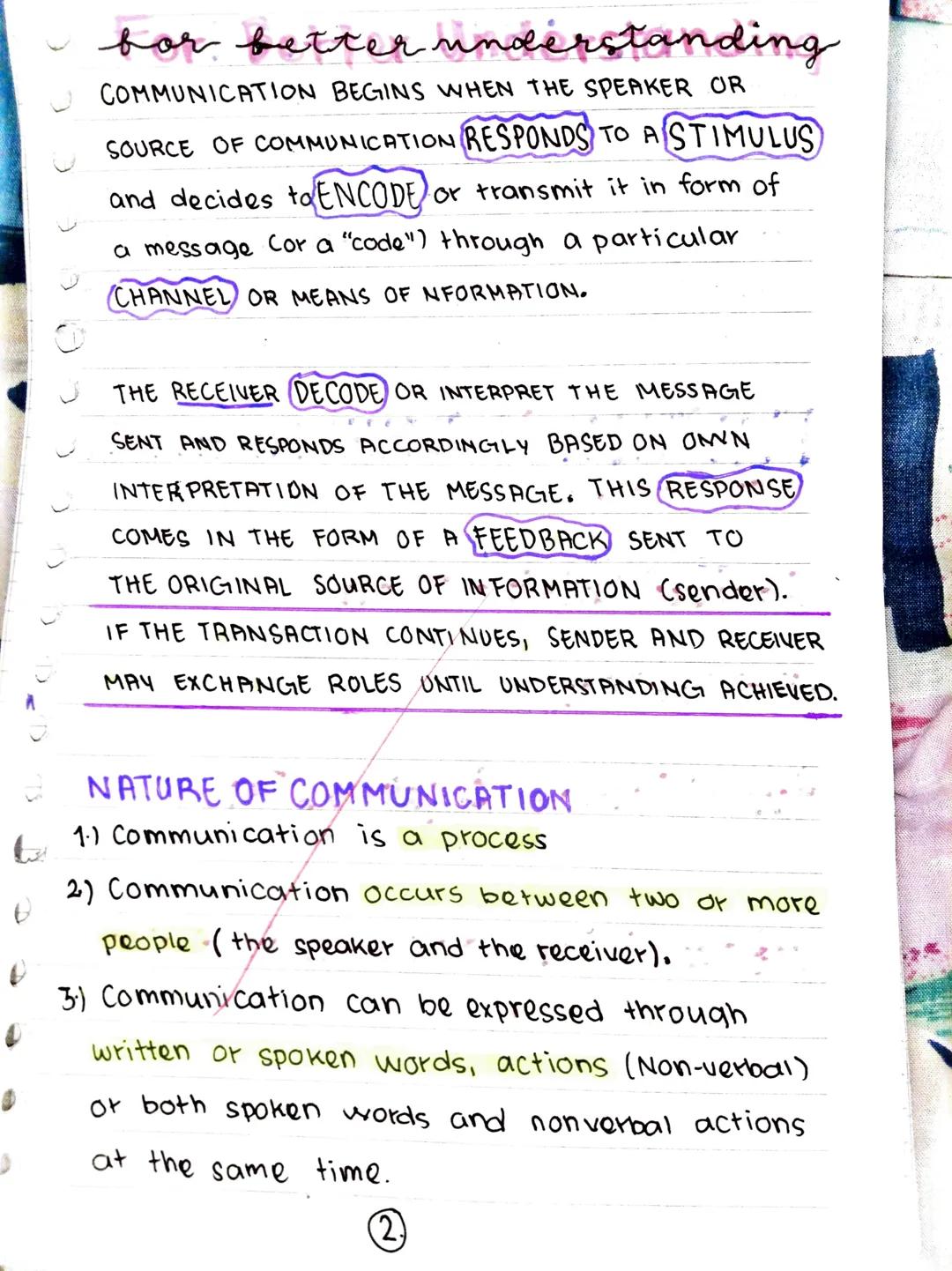 # Oral Communication
Name:
Oral Communication AUGUST 03, 2024
THE NATURE AND PROCESS
Lesson: OF COMMUNICATION
COMMUNICATION.
Communiccacat