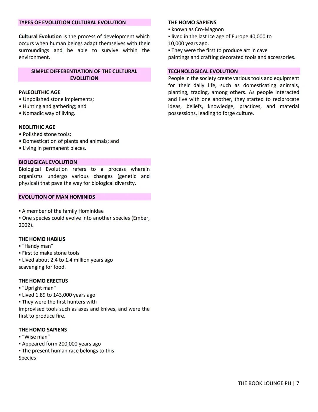 ## GRADE 12 STEM NOTES AND LECTURES
# Understanding Culture, Society and Politics
โ THE BOOK LOUNGE PH โ
# UNDERSTANDING CULTURE, SOCIETY
