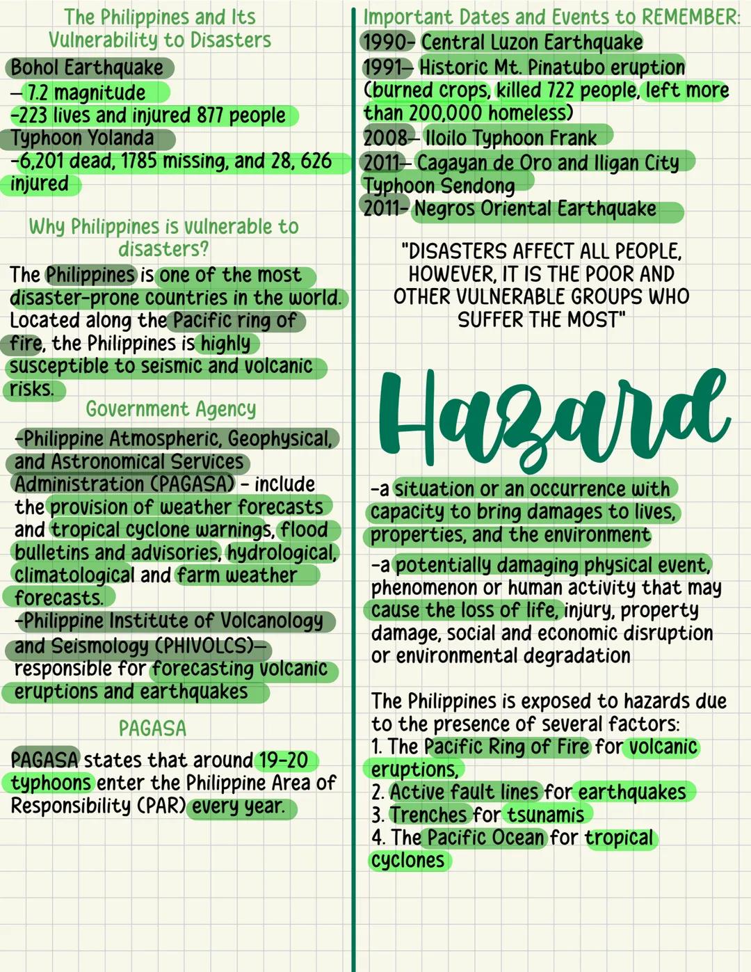 --- OCR Start ---
Disaster
Disaster
-serious disruption of the functioning
of a community or a society causing
widespread human, material,
e