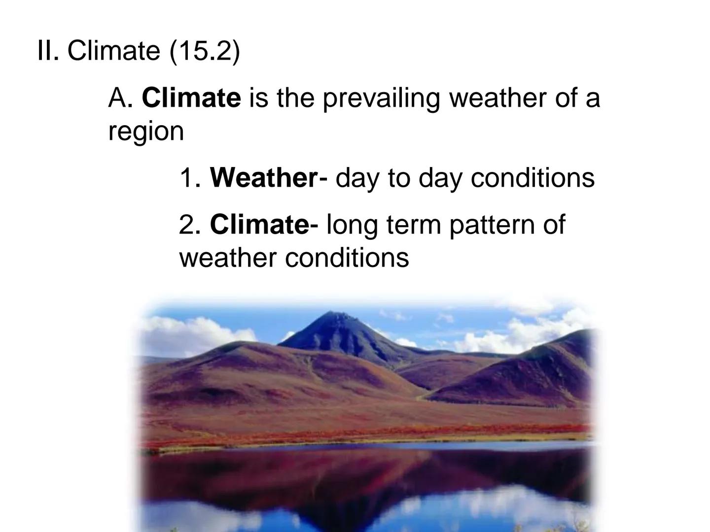 # UNIT 5
Chapter 15
The Biosphere UNIT 5: ECOLOGY
Chapter 15: The Biosphere
I. Life in the Earth System (15.1)
A. The biosphere is the por