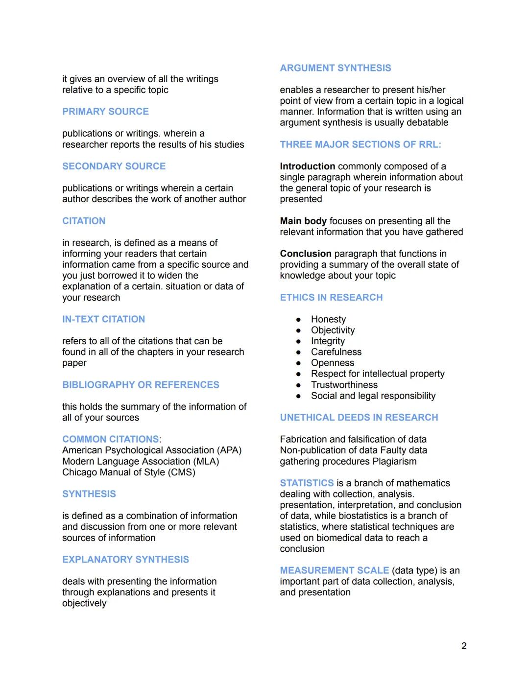 INQUIRIES, INVESTIGATIONS, AND IMMERSION
3RD TO 4TH QUARTER | 2ND SEMESTER
RESEARCH
is defined as the scientific Investigation of
phenomena