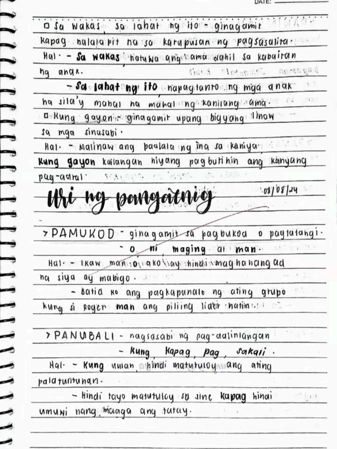 lecture notes in
FILIPINO 9
OUR
08/05/29
Maikling Kuwento
andang pampanitikan na
basa sa itung pagsasaysay ng
mahahalagang pangyayari sa
buh