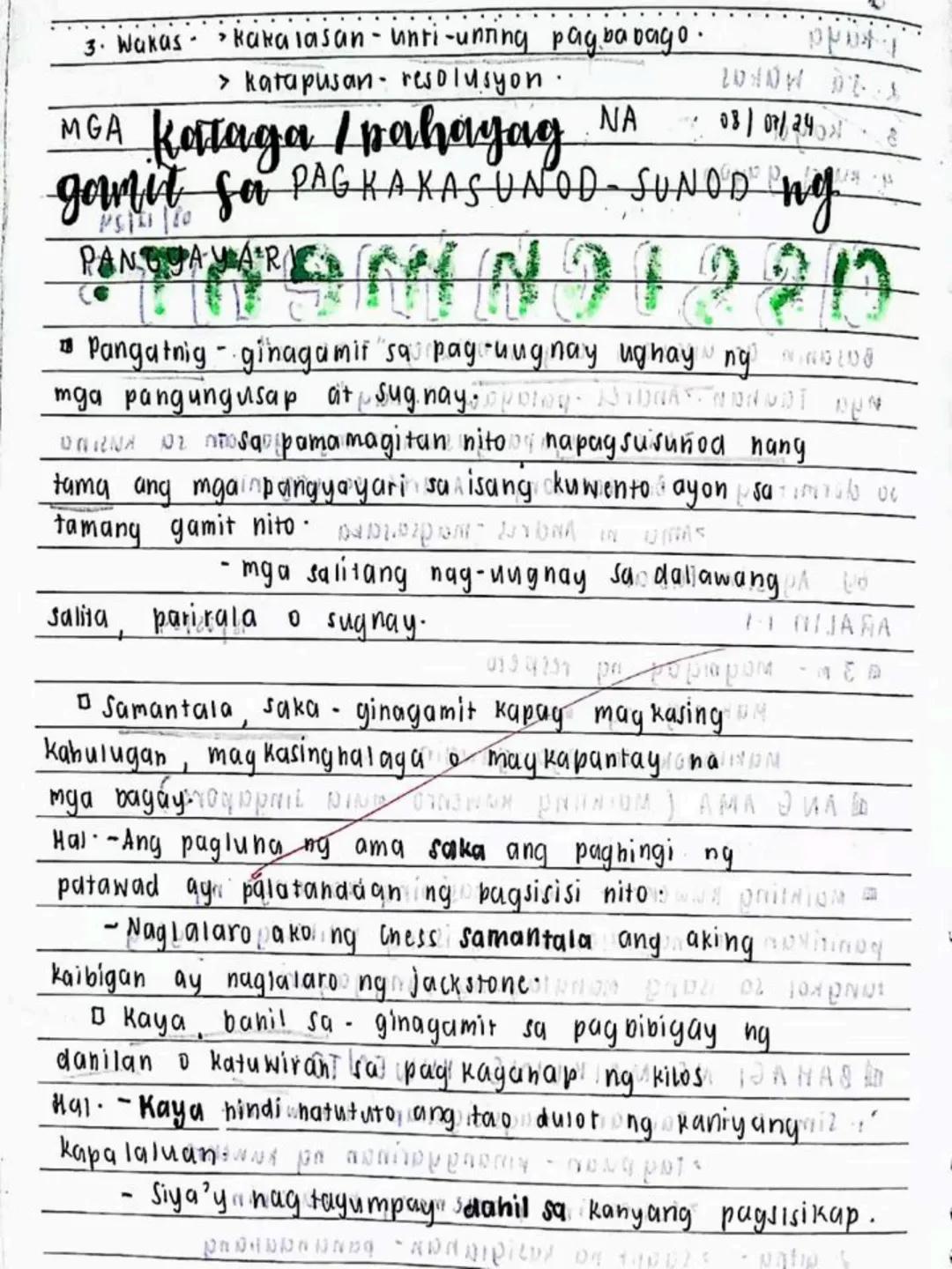 lecture notes in
FILIPINO 9
OUR
08/05/29
Maikling Kuwento
andang pampanitikan na
basa sa itung pagsasaysay ng
mahahalagang pangyayari sa
buh