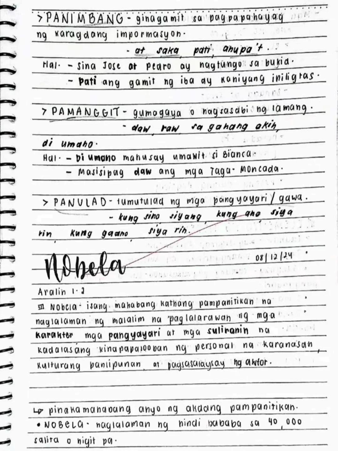 lecture notes in
FILIPINO 9
OUR
08/05/29
Maikling Kuwento
andang pampanitikan na
basa sa itung pagsasaysay ng
mahahalagang pangyayari sa
buh
