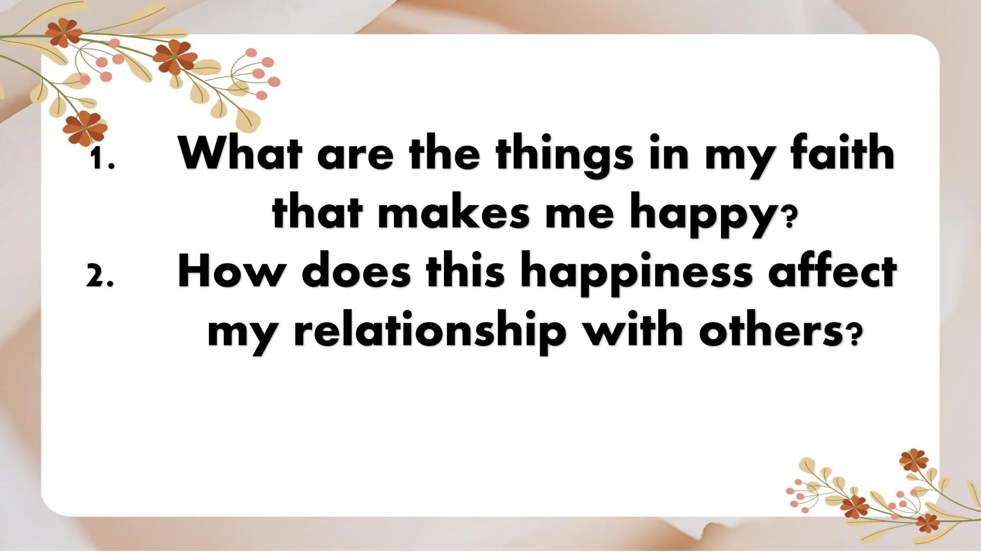 # Introduction to
# World Religions and
# Belief Systems DO YOU BELIEVE
IN GOD? OR
THERE IS AN
EXISTENCE OF
GOD? 1.
What are the things in m