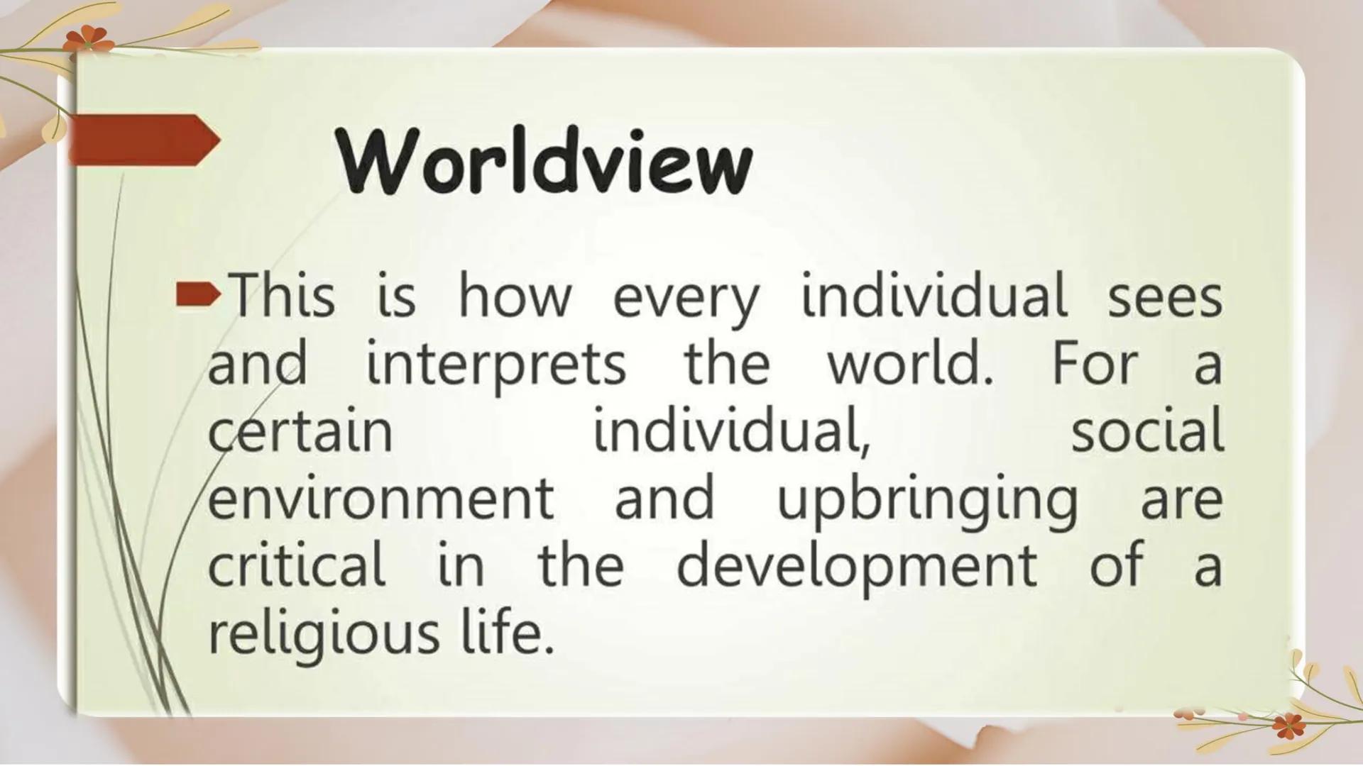 # Introduction to
# World Religions and
# Belief Systems DO YOU BELIEVE
IN GOD? OR
THERE IS AN
EXISTENCE OF
GOD? 1.
What are the things in m