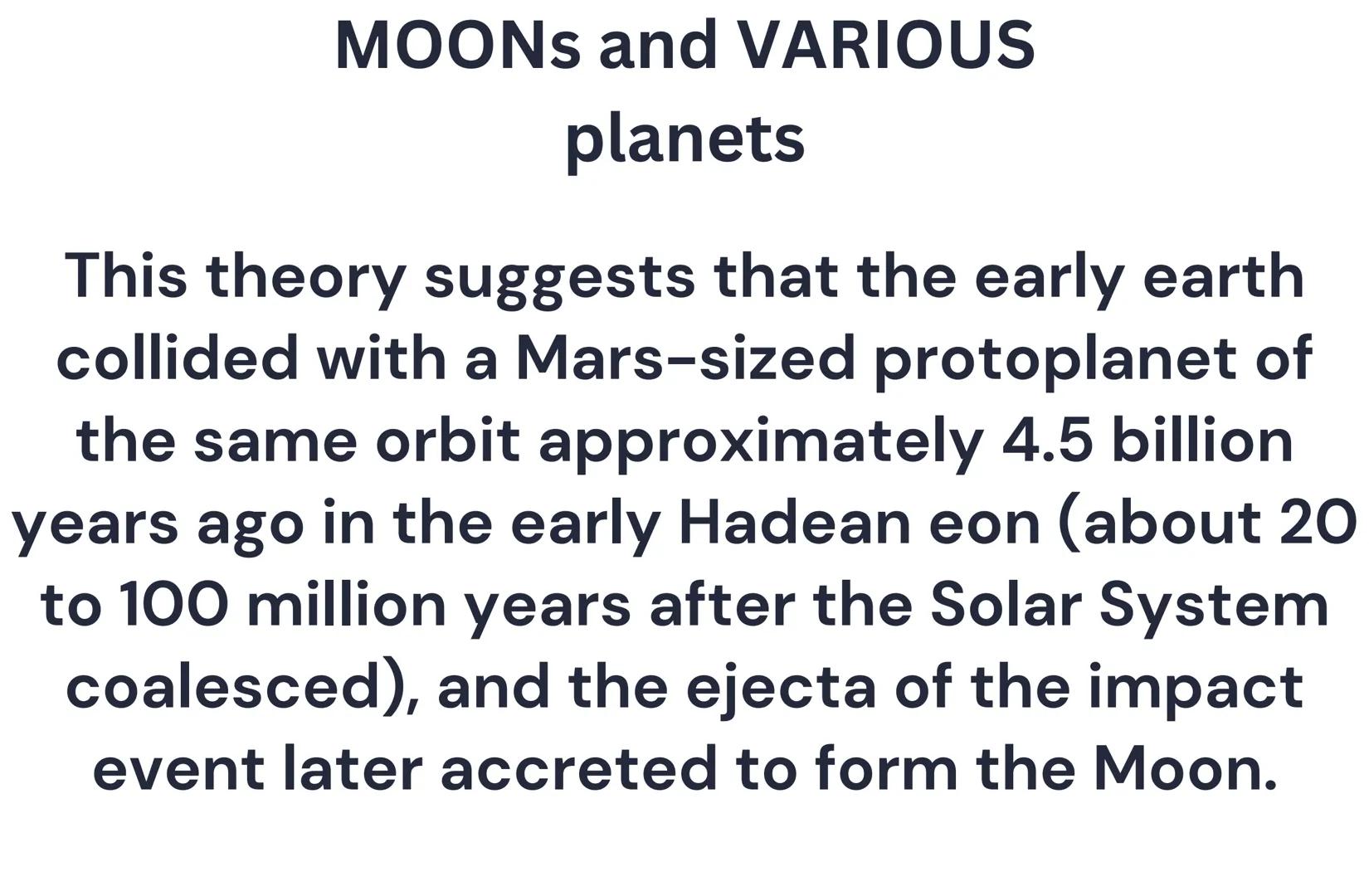 The Big Bang Theory
The Big Bang Theory proposes the universe
began as an infinitely hot, dense point about
13.7 billion years ago. It rapid