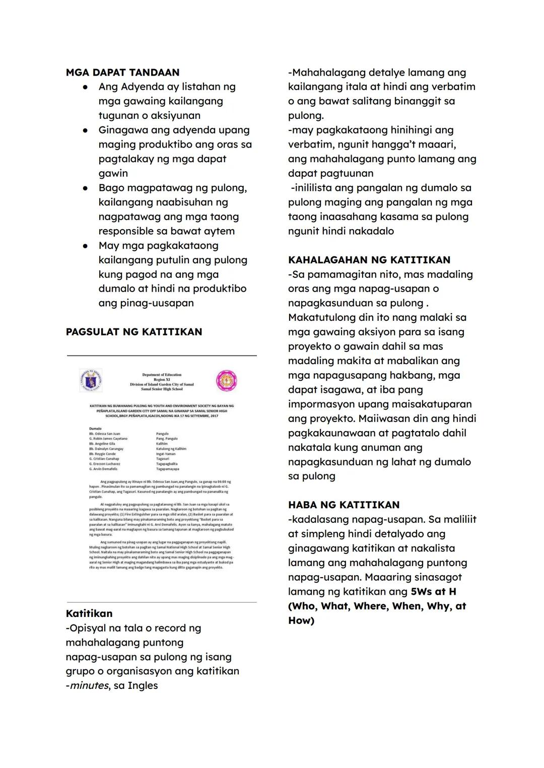 FILIPINO SA PILING LARANG
MIDTERMS
PAGSASANAY SA ORGANISASYONG
GAWAIN
-Matatalakay ang tatlong paksa na
makatutulong sa maayos na
pagpapadal