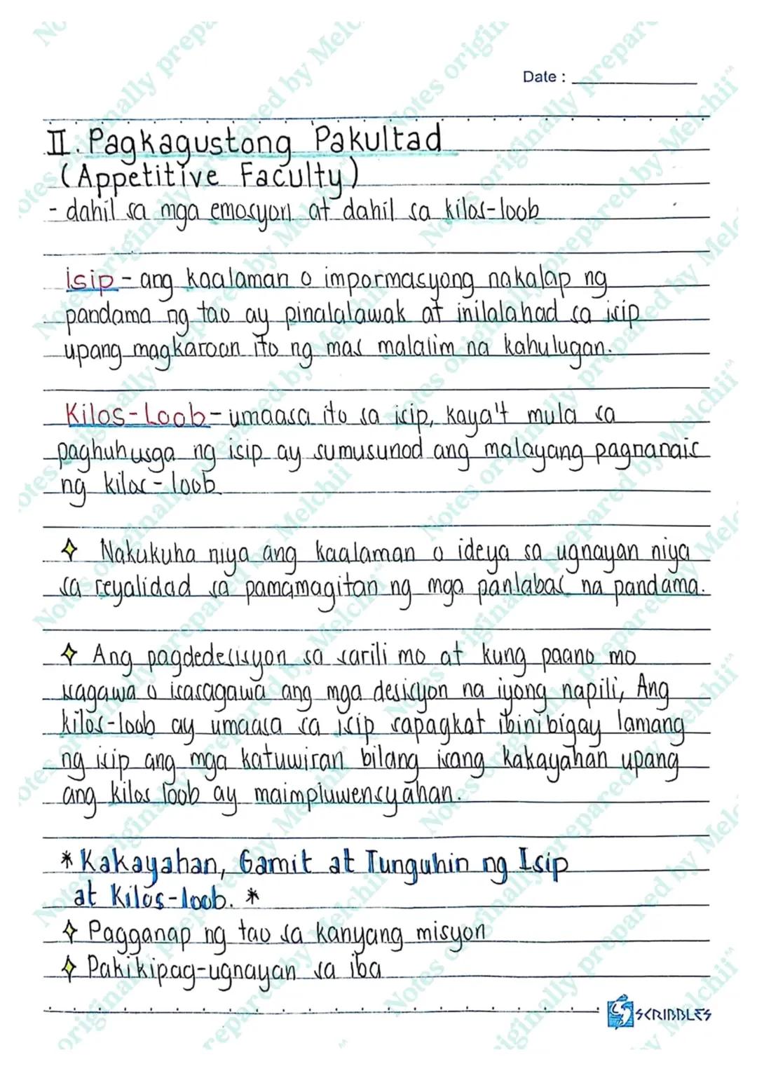 --- OCR Start ---
ally
MARKAHAN
UNANG
No
prepa
Melu
Melch
b
Notes origin
Date: prepar
t tunguhin ng Isip Me chil
HAYOP
Maganda
Masunurin
TAO