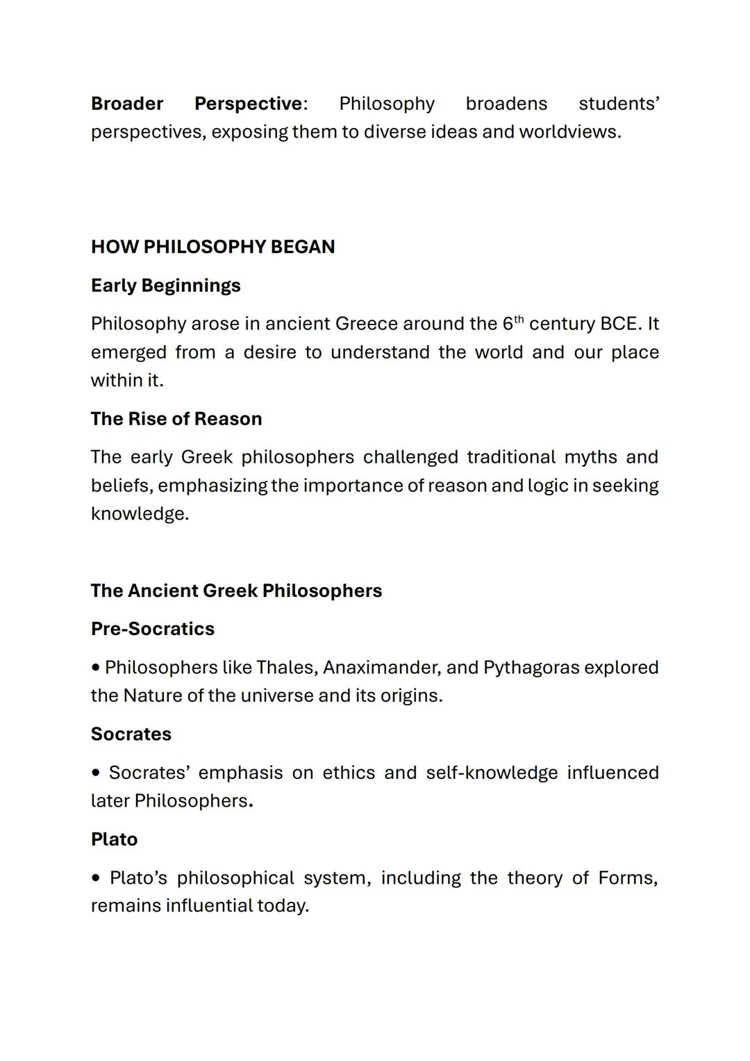 INTRODUCTION TO THE PHILOSOPHY OF
THE HUMAN PERSON
What is Philosophy?
- Philosophy is the study of fundamental questions about
existence, k