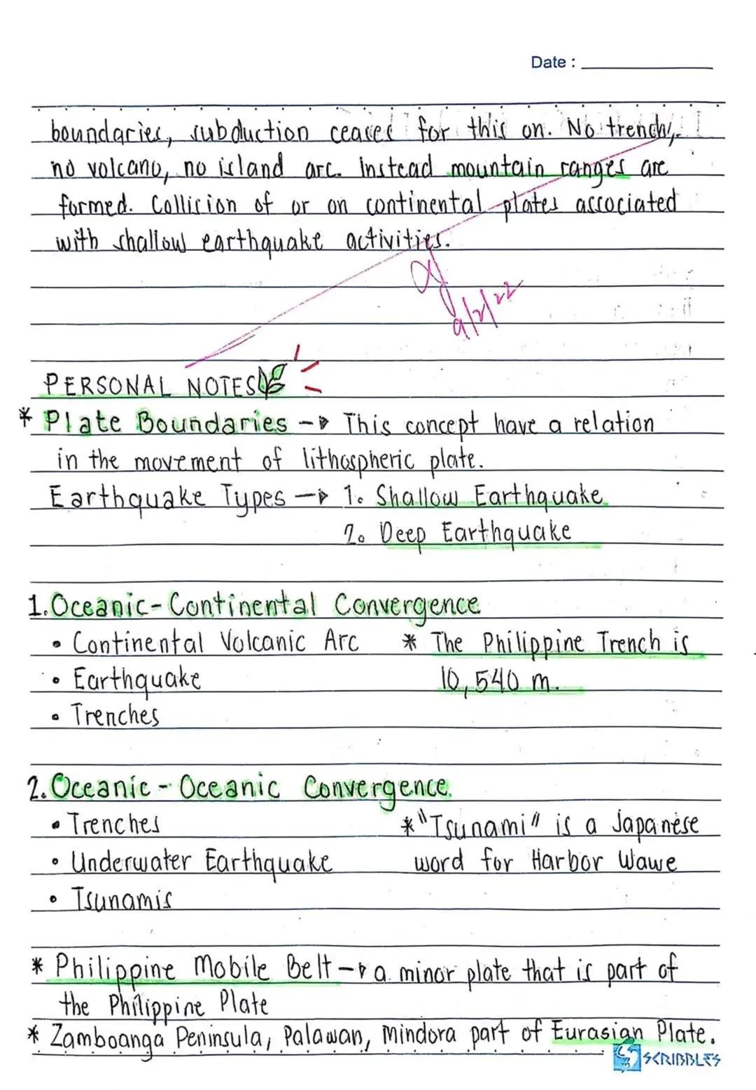 1st Quarter
S
Date:
called lithospheric plate)
shaped slab of solid rock,
In continental and oceanic
fid outer part of the
ust and upper man
