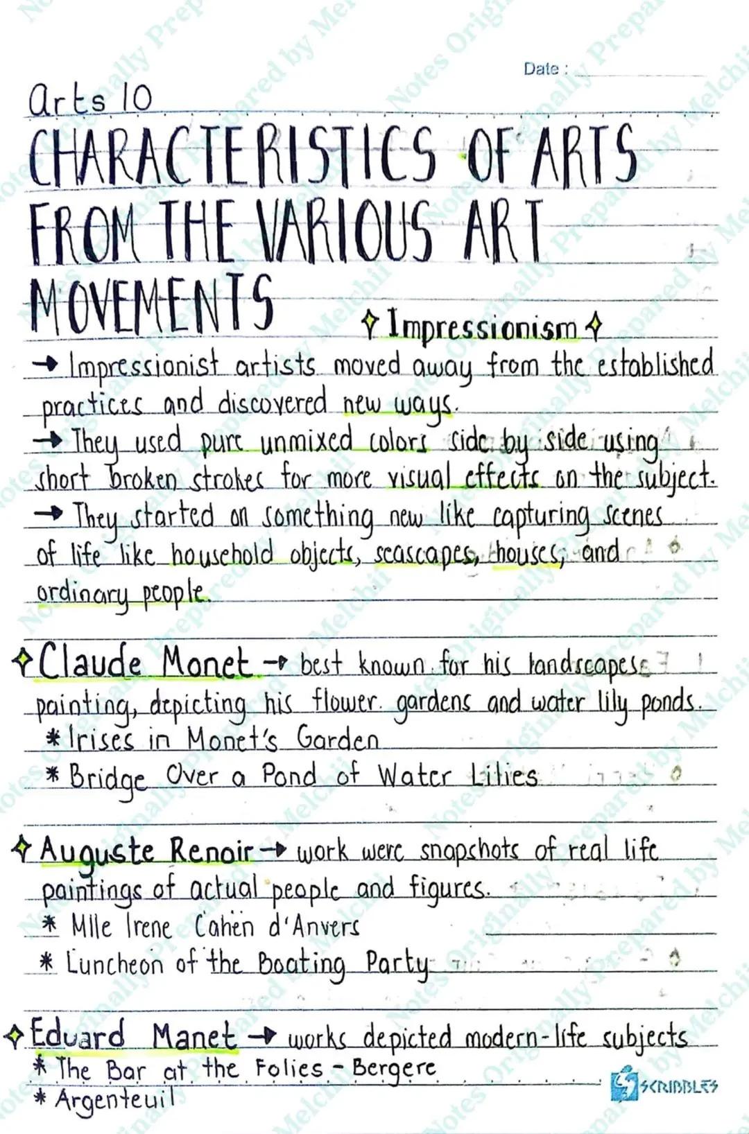 Arts 10
PRINCIPLES OF DESIGN AND
ELEMENTS OF ARTS
โข Principles of Design.
A. Unity and Variety
Unity refers to the appearrance of condition