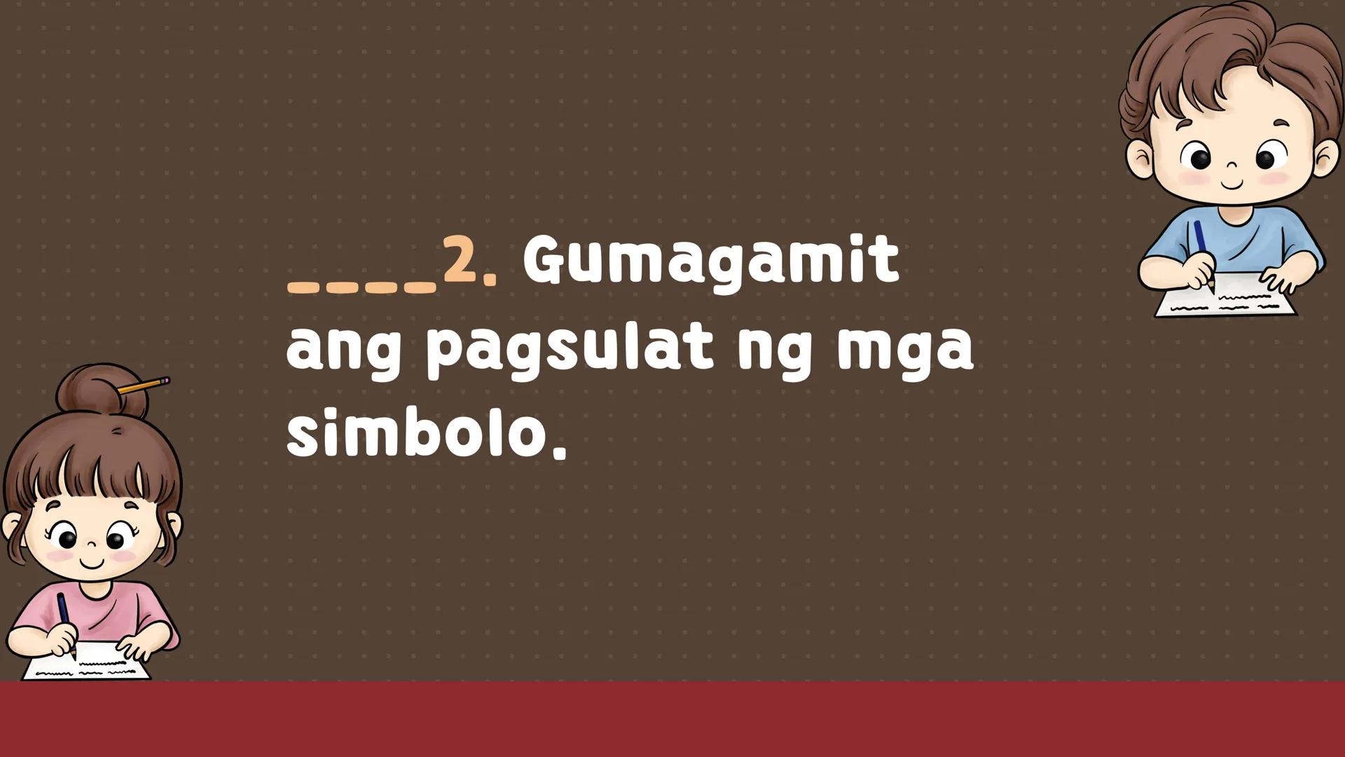 # FILIPINO SA PILING LARANG
# ANG
# PAGSUSULAT
ARALIN 1: 01
MGA LAYUNIN:
Nakapamumuno at nakikibahagi sa mga
gawain tungo sa pagsusulong n