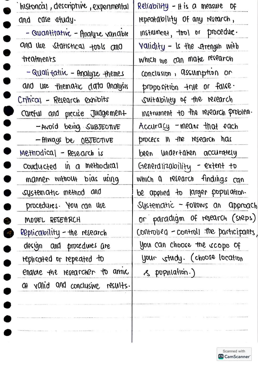NOTES for Grade 11
STUDENTS
PR-I
Practical Research 1 practical
Research 1
• What is Research?
research is a systematic
inquiry to describe,