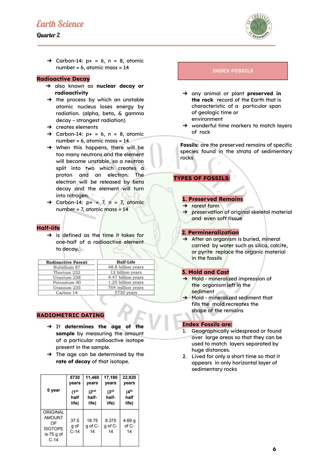 Earth Science
Quarter 2
EARTH PROCESSES
Exogenic
- occurs on the surface of the Earth
- ex. weathering, mass wasting, erosion
Endogenic
- oc