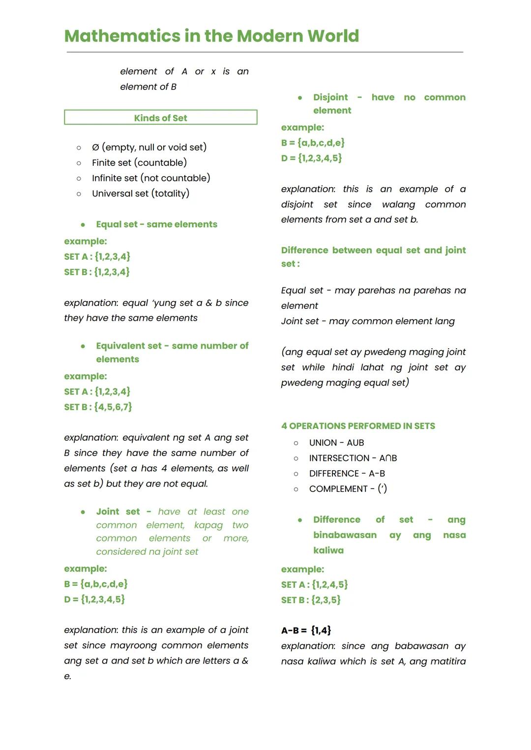 --- OCR Start ---
Mathematics in the Modern World
MATH ANXIETY
• Stress, tension & or strain on the
body & mind; often due to a
negative exp