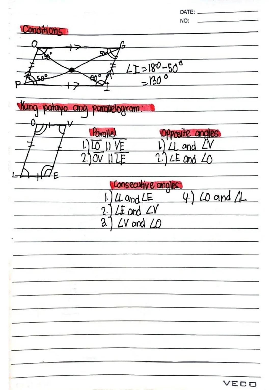 Quadrilaterals four sides and four angles
Quad= 4
Lateral= sides
Types of Quadrilaterals
DATE
NO:
1. Square
4 equal sides and 4 right angle
