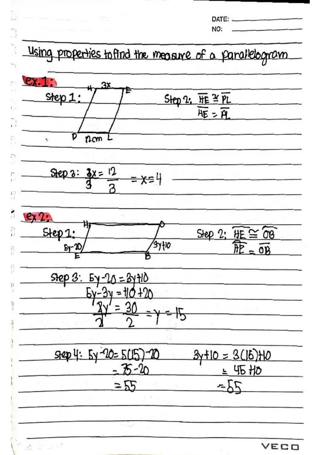 Quadrilaterals four sides and four angles
Quad= 4
Lateral= sides
Types of Quadrilaterals
DATE
NO:
1. Square
4 equal sides and 4 right angle