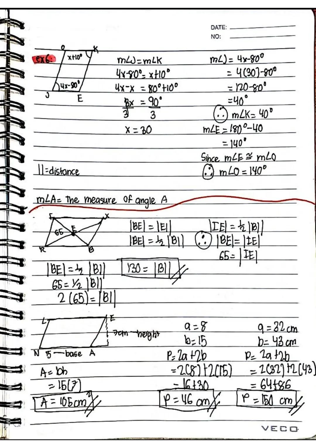 Quadrilaterals four sides and four angles
Quad= 4
Lateral= sides
Types of Quadrilaterals
DATE
NO:
1. Square
4 equal sides and 4 right angle