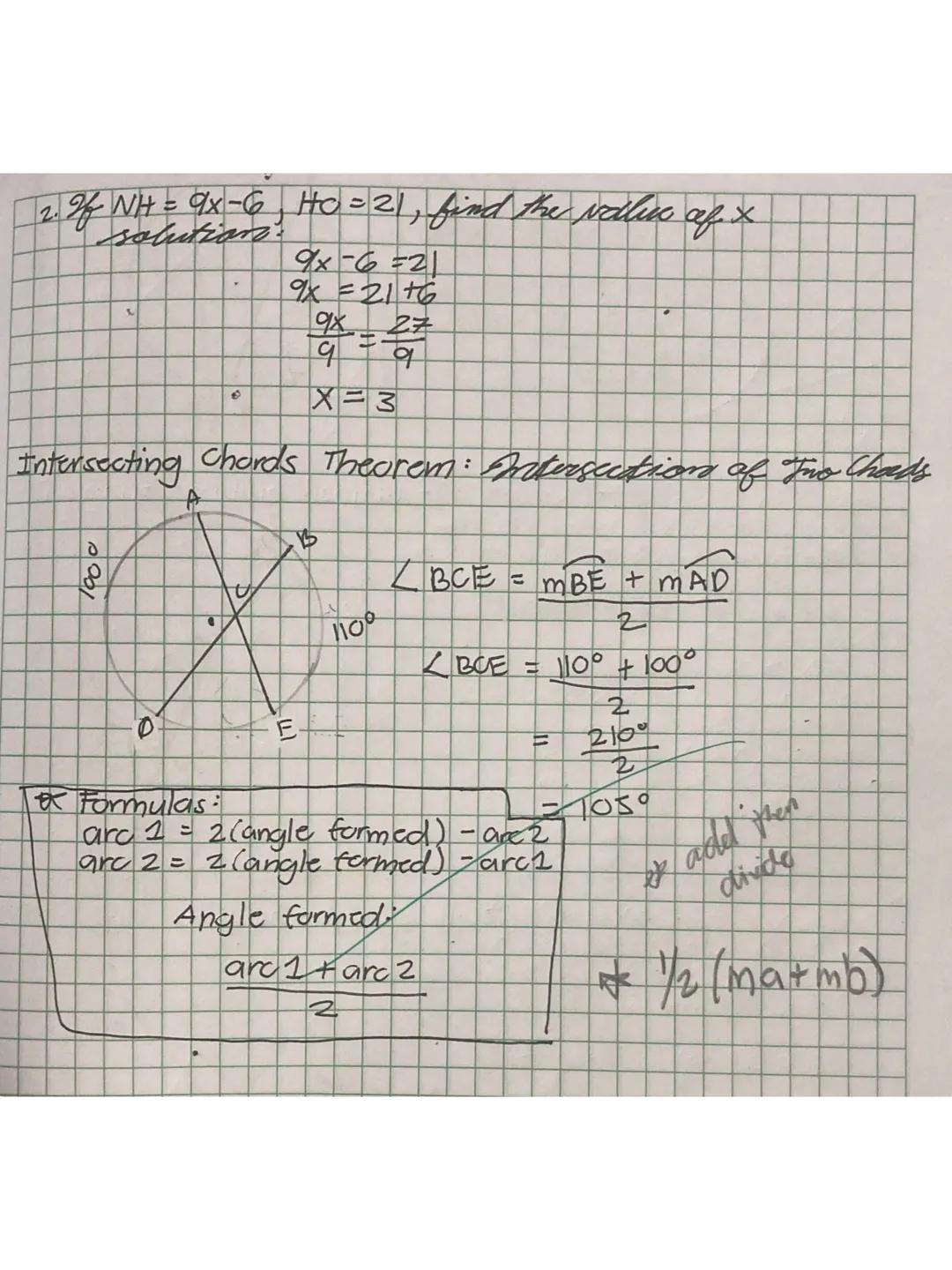 CHORDS ARCS AND
CENTRAL ANGLES OF
Circles
Radius - is a line segment connecting a point on the
circle to its center
Diameter - is a line joi