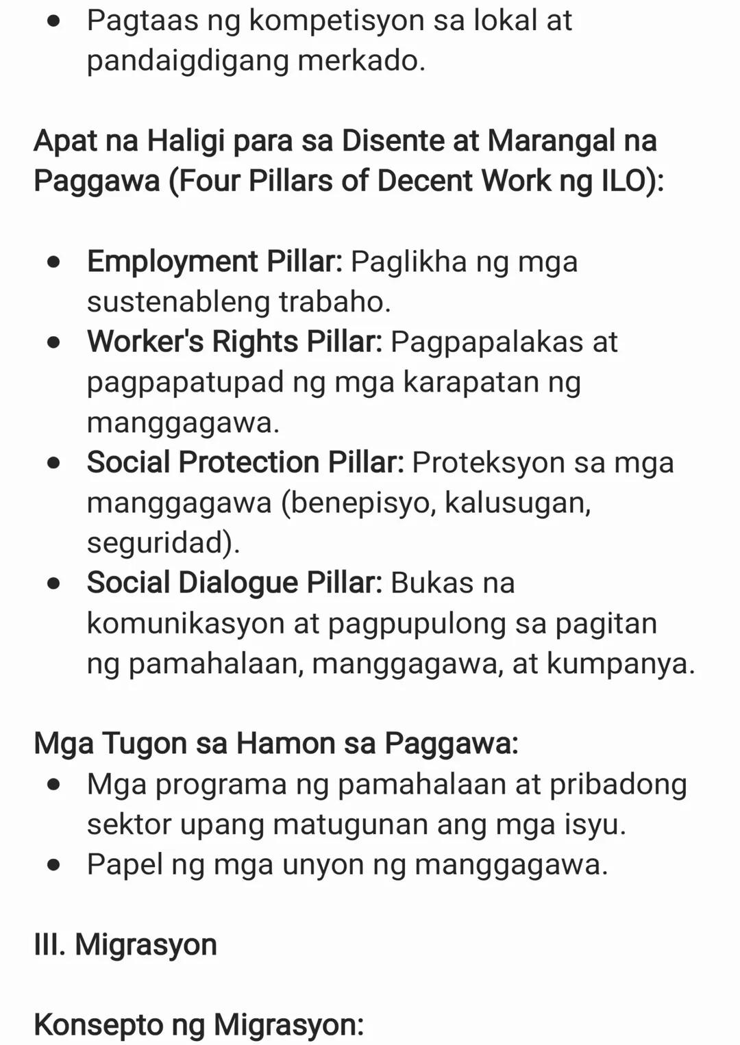 I. Globalisasyon: Konsepto at Perspektibo
Kahulugan ng Globalisasyon:
• Proseso ng mabilisang pagdaloy o paggalaw
ng mga tao, bagay, imporma