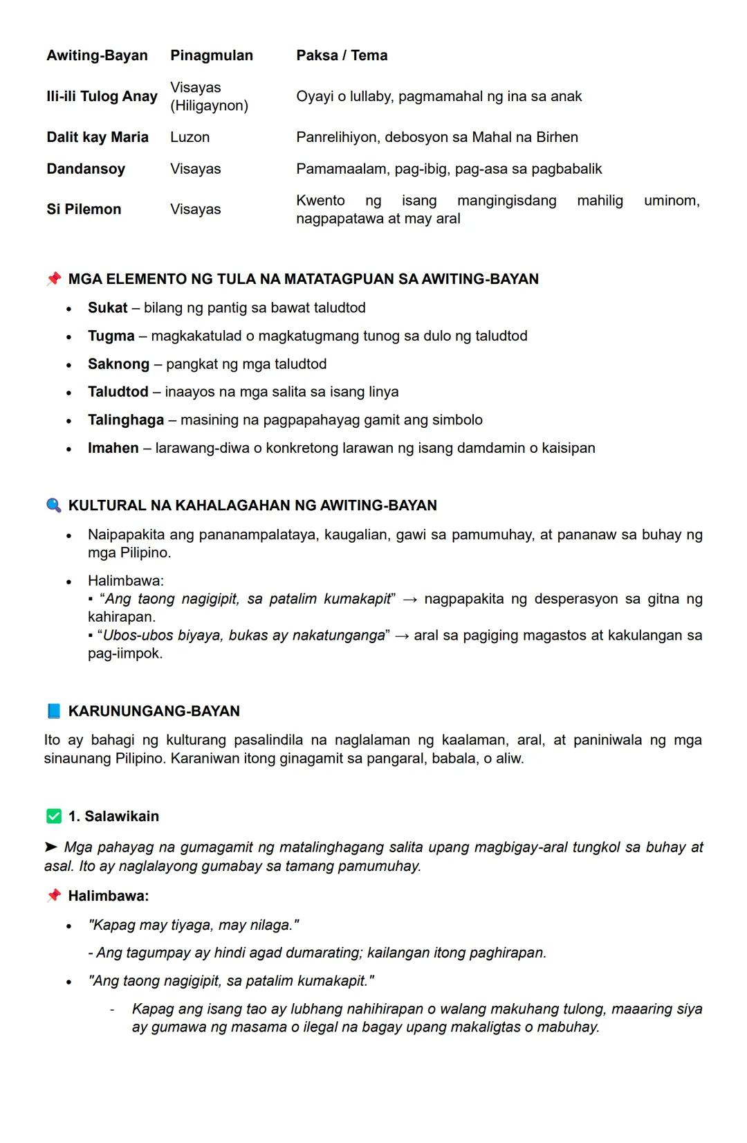 REVIEWER SA FILIPINO 7
Kasaysayan ng Panitikan sa Panahon ng Katutubo (Bago dumating ang mga Espanyol)
◆ Kaligiran
Bago pa man dumating ang