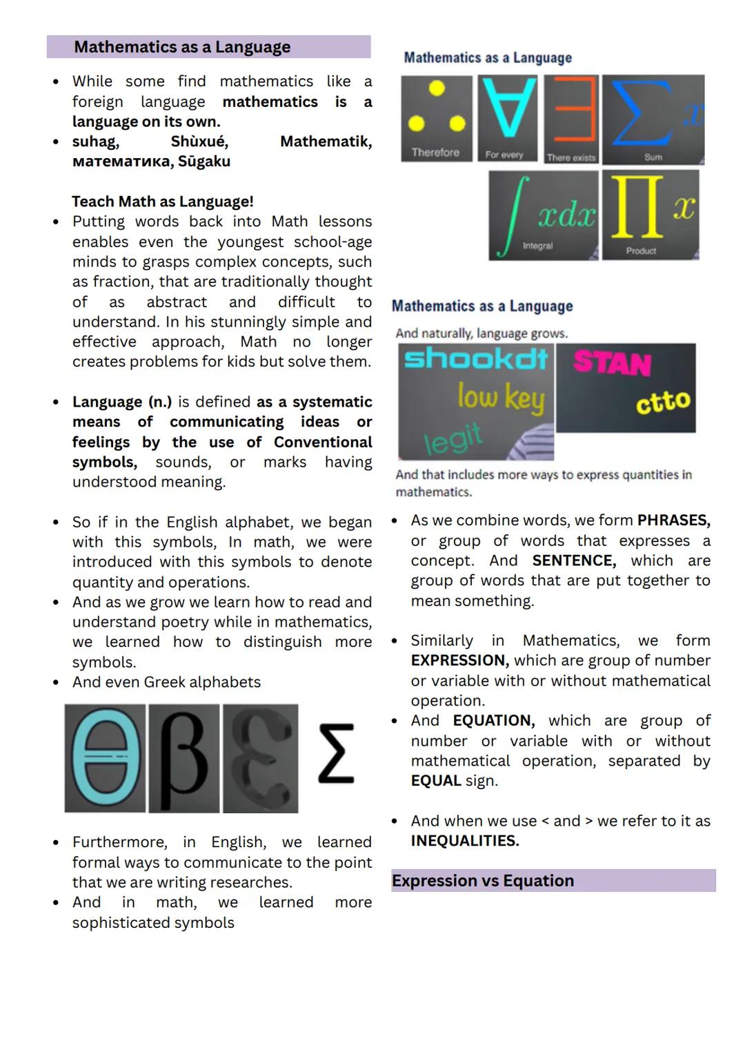 MATHEMATICS IN THE MODERN WORLD
Week 1. Nature of Mathematics
Topic 1.1 Mathematics in our world
We may believe that mathematics only
deals