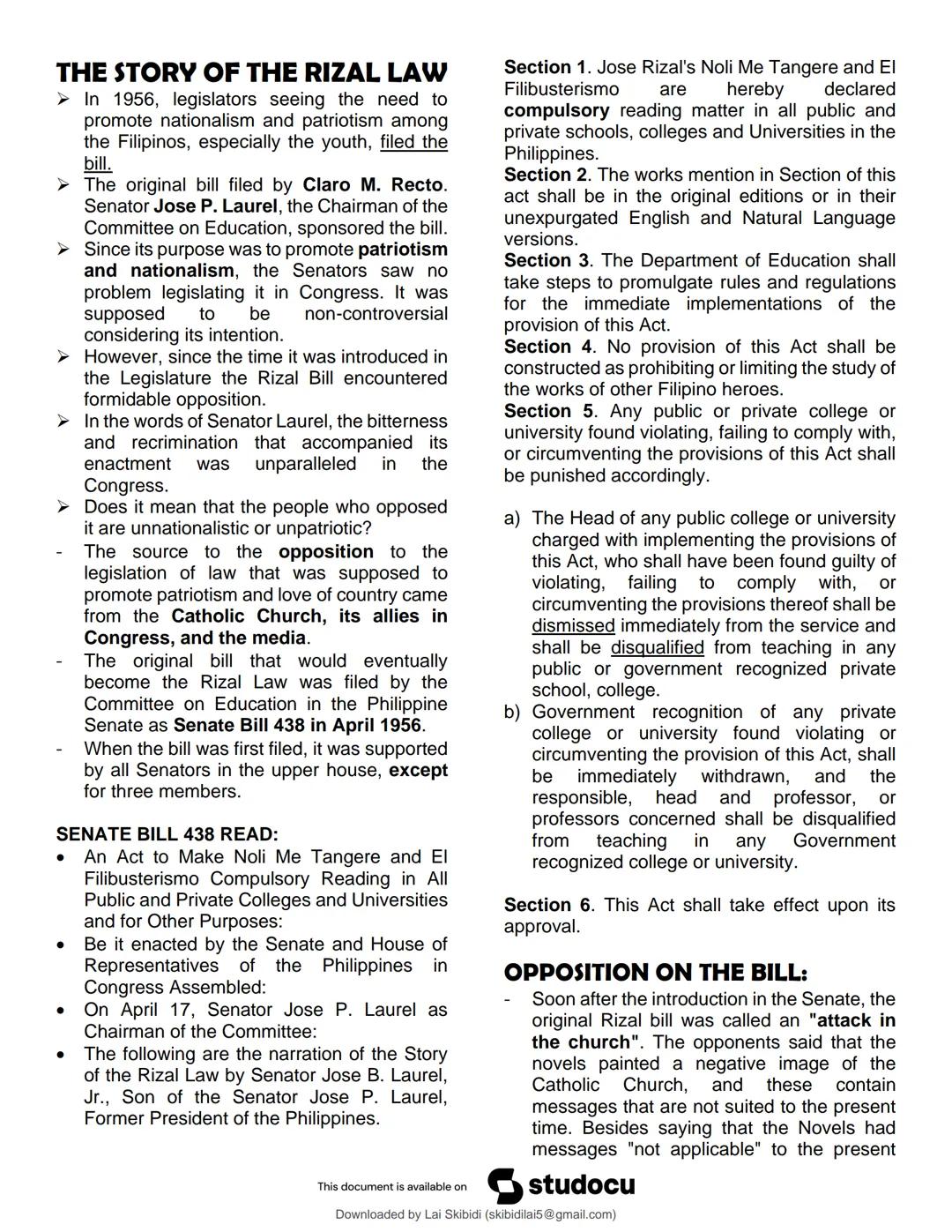 studocu
Rizal - UNIT 1 TO 4 (Encoded)
Life and Works of Rizal (University of Caloocan City)
Scan to open on Studocu
Studocu is not sponsored