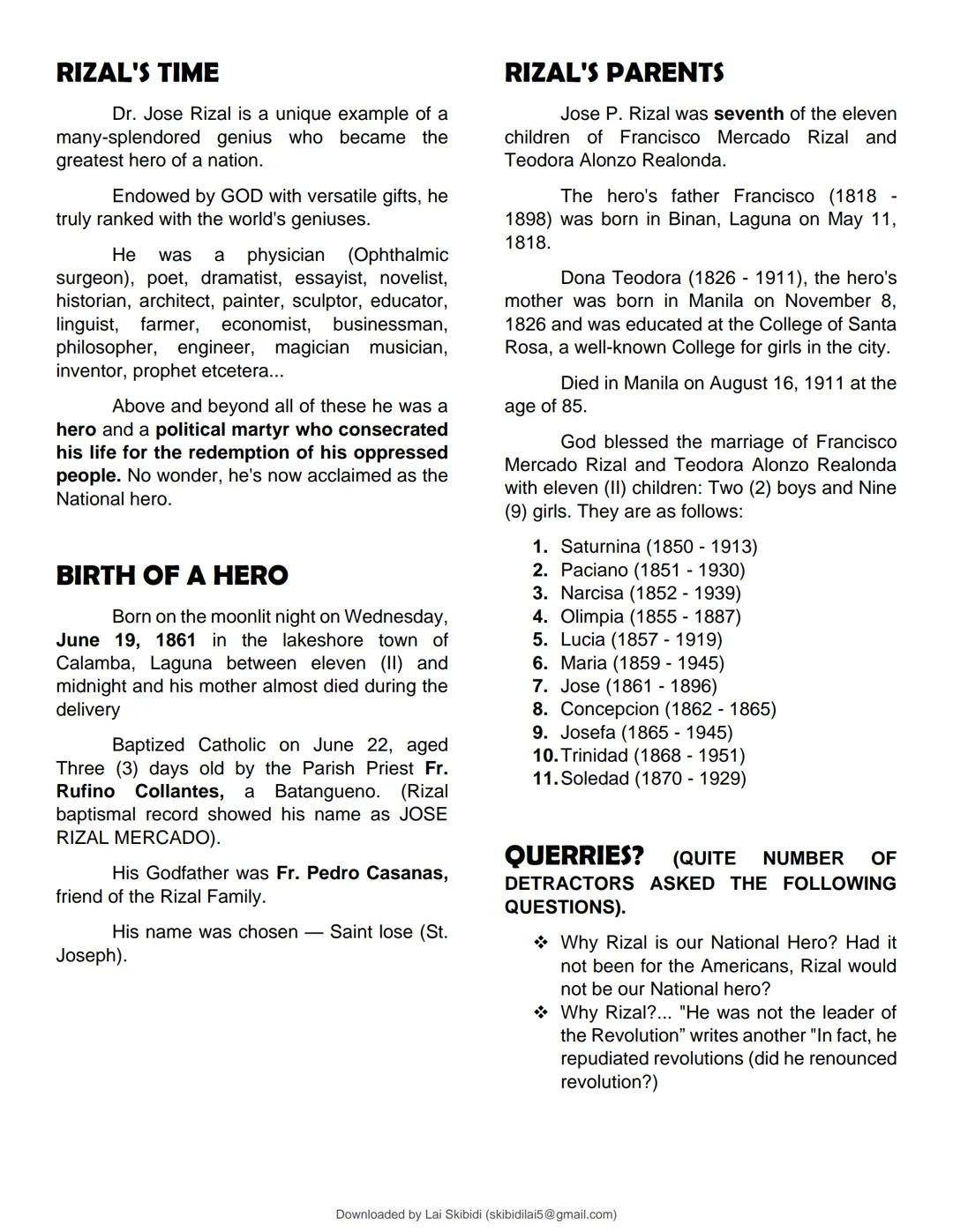 studocu
Rizal - UNIT 1 TO 4 (Encoded)
Life and Works of Rizal (University of Caloocan City)
Scan to open on Studocu
Studocu is not sponsored