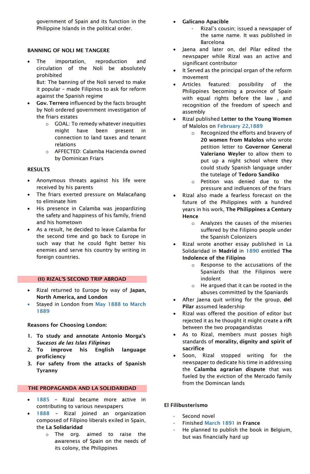 REPUBLIC ACT 1425: RIZAL LAW
Sen. Claro M. Recto
Main proponent of Rizal Bill (Senate Bill 438)
He believed TLAWR would be instrumental in
t