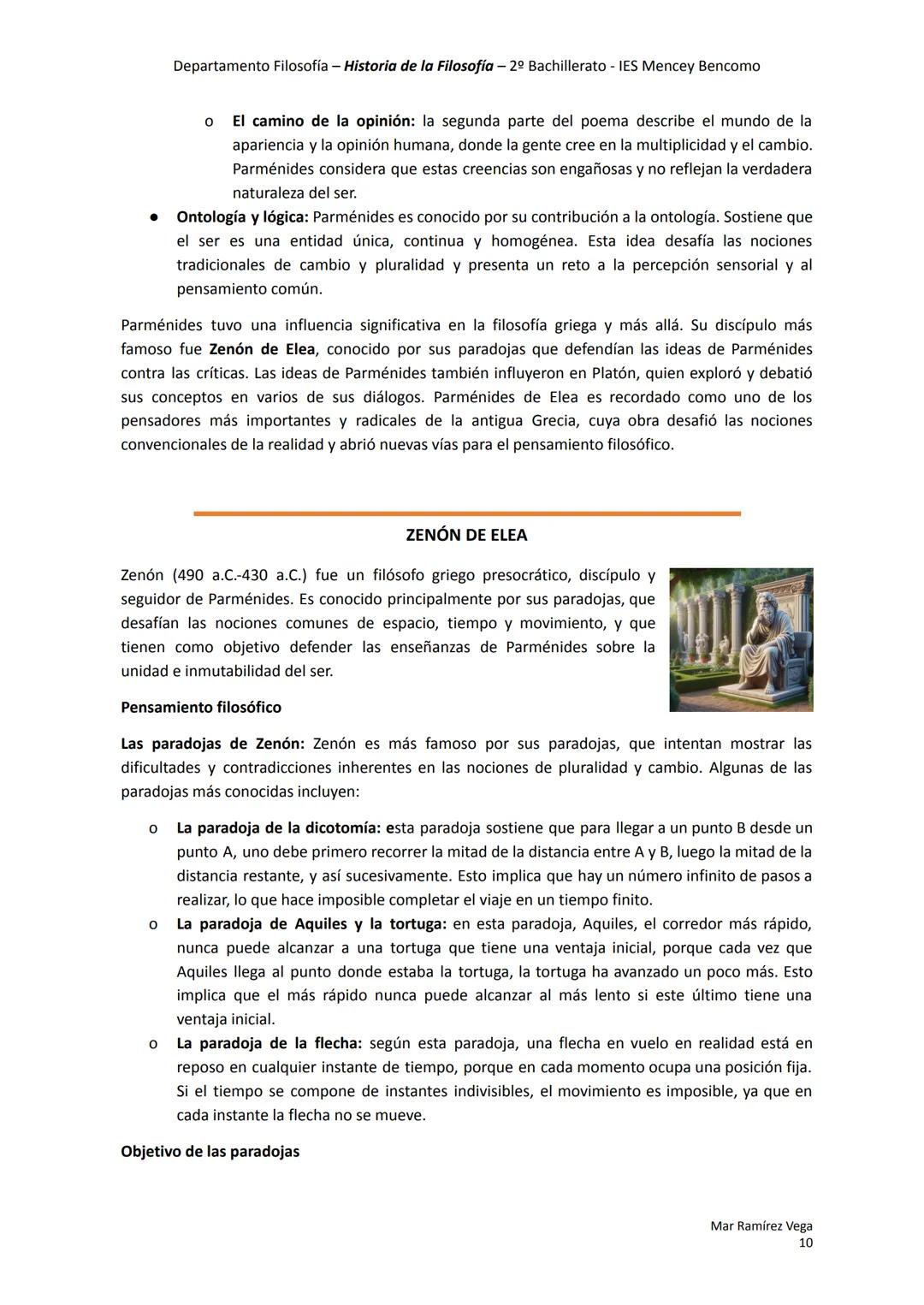 Departamento Filosofía - Historia de la Filosofía - 2º Bachillerato - IES Mencey Bencomo
UNIDAD 1
# Los primeros filósofos
1. Introducció