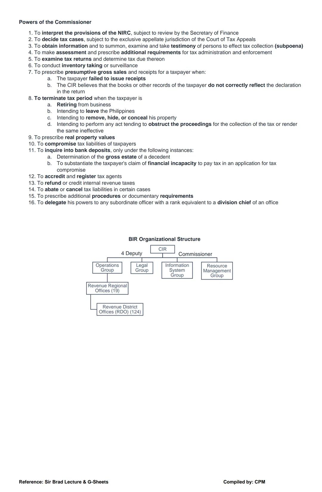 # TAXATION NOTES
GENERAL PRINCIPLES
Taxation:
Citizens/
Taxpayers
(revenue/income)
taxes
Sovereign/State/
PH/Government
Free education
In