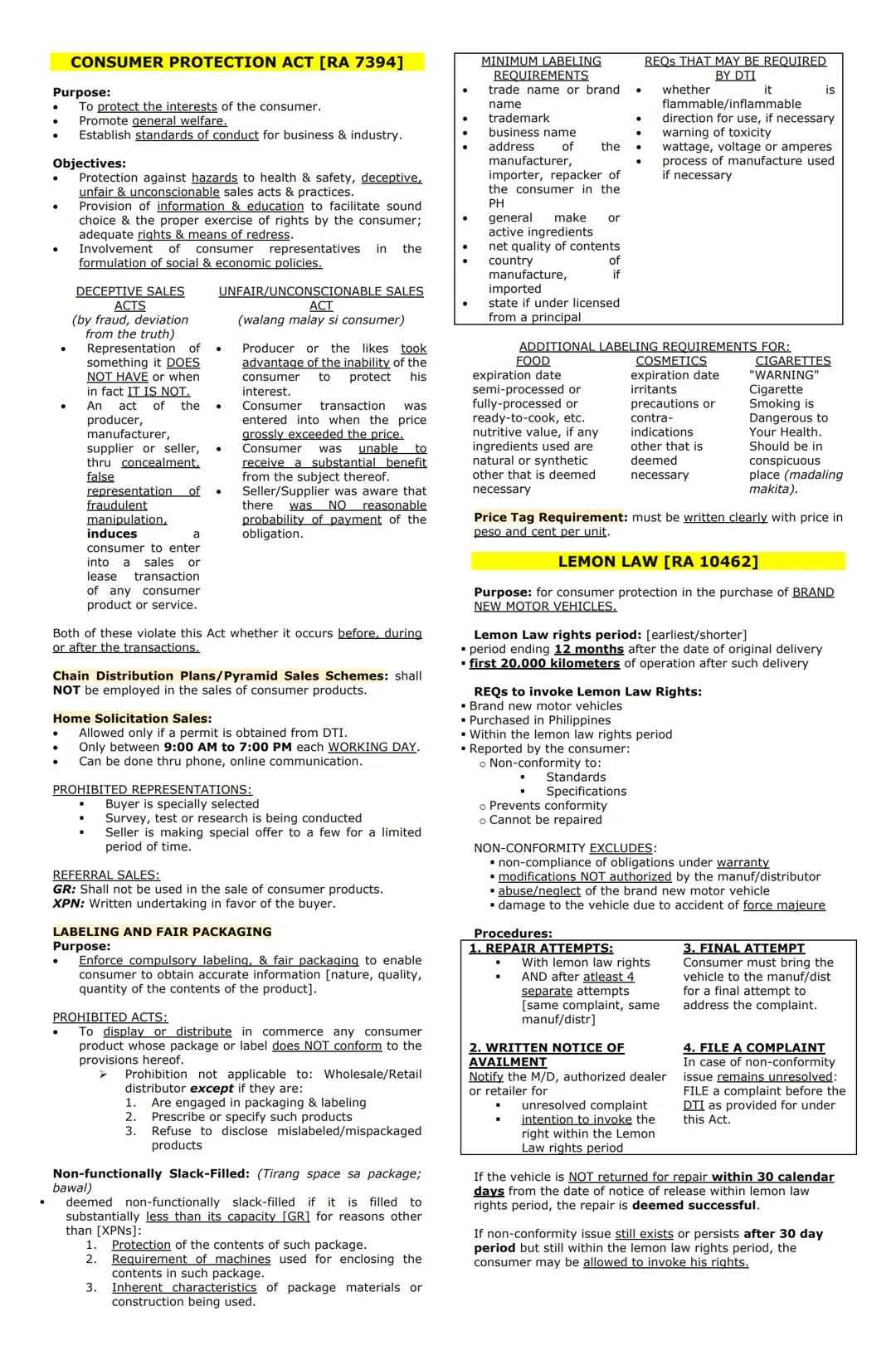 Essential RFBT Notes by Hercules
