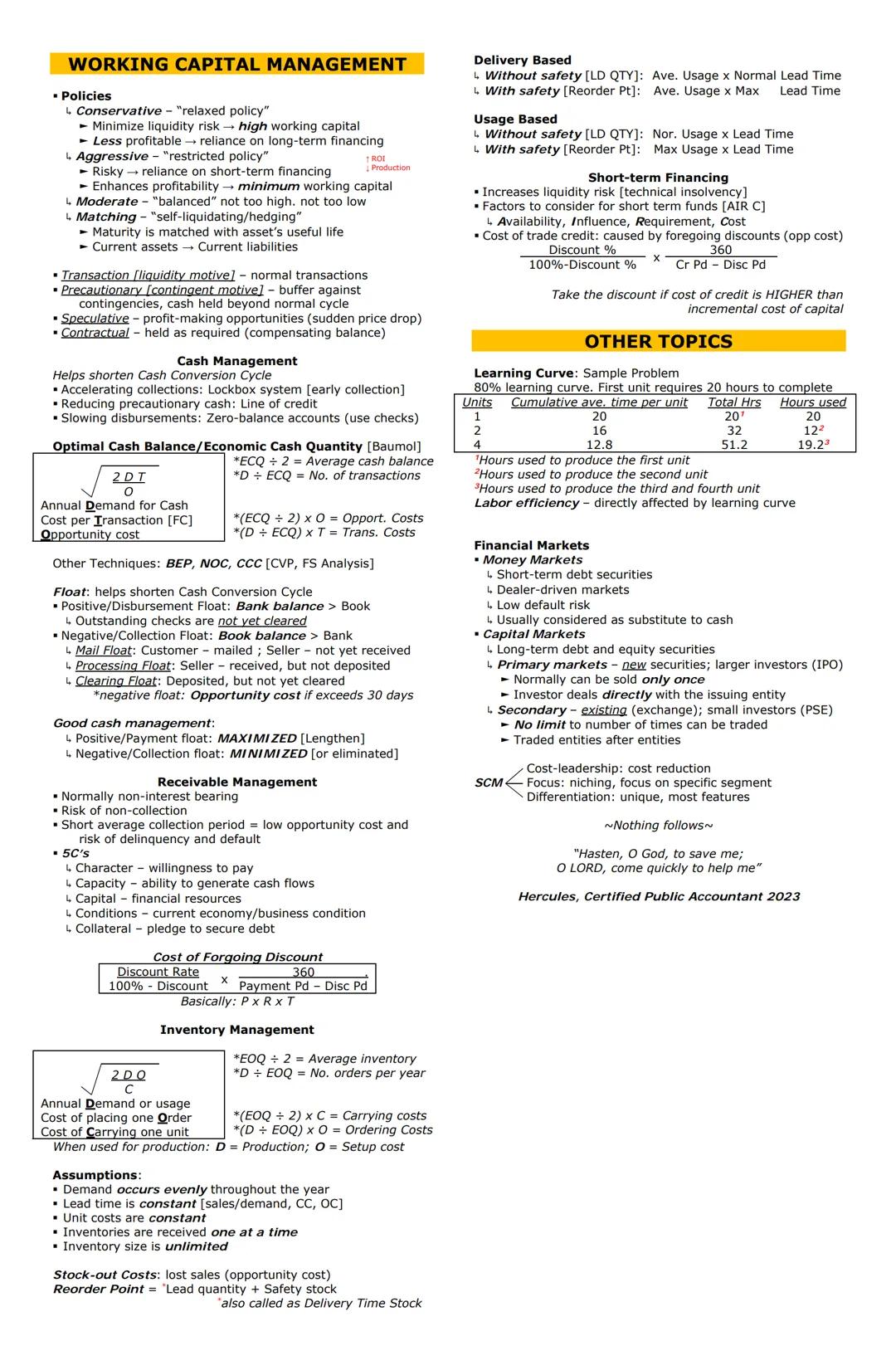 # BASIC CONCEPTS
| Financial Accounting | Management Accounting |
| ----------- | ----------- |
| Emphasis on reliability | Relevance [time