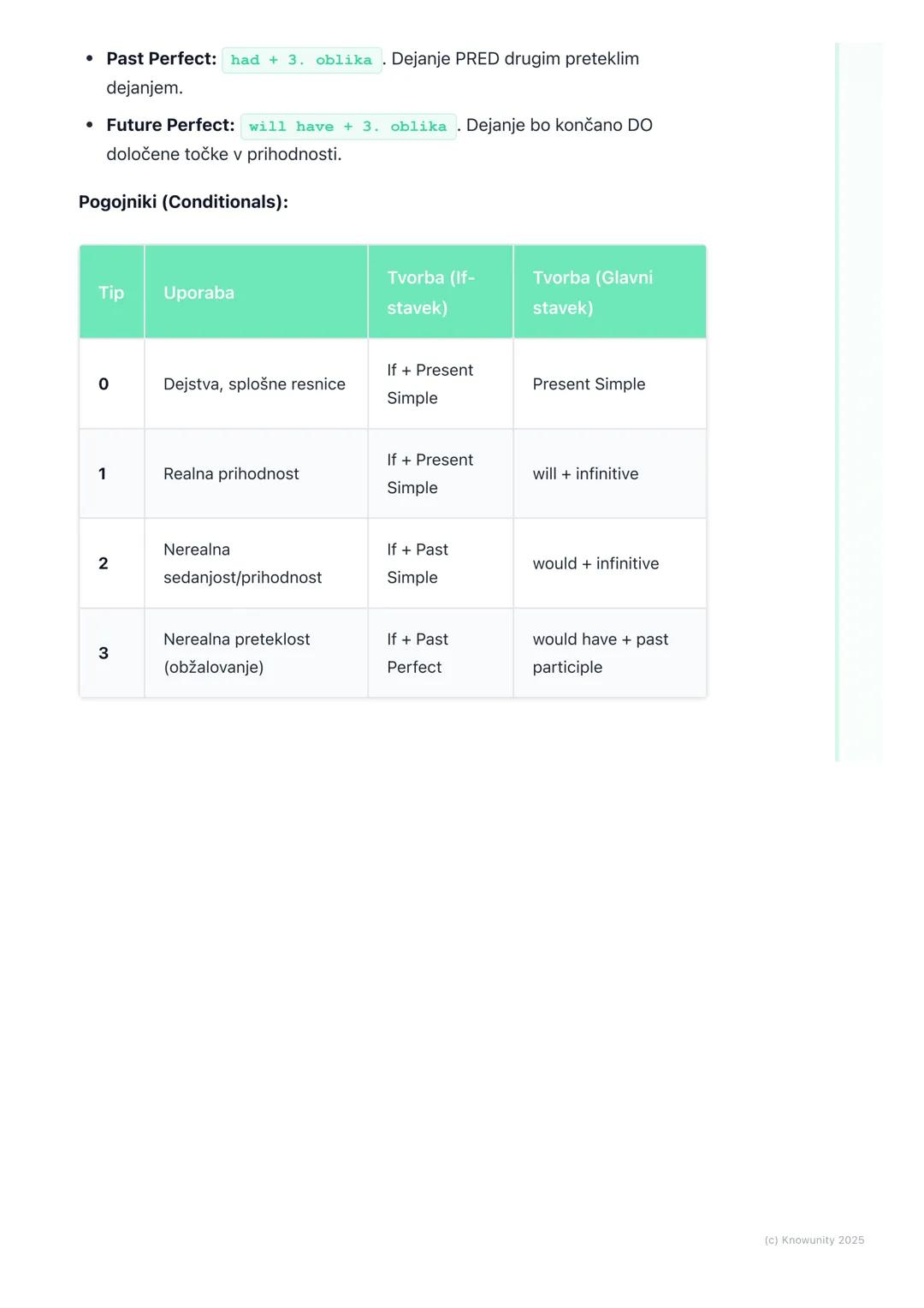 # Časi (Tenses)
Pregled časov
Angleški časi so ključni za pravilno izražanje, kdaj se je nekaj zgodilo, se
dogaja ali se bo zgodilo. Do zd