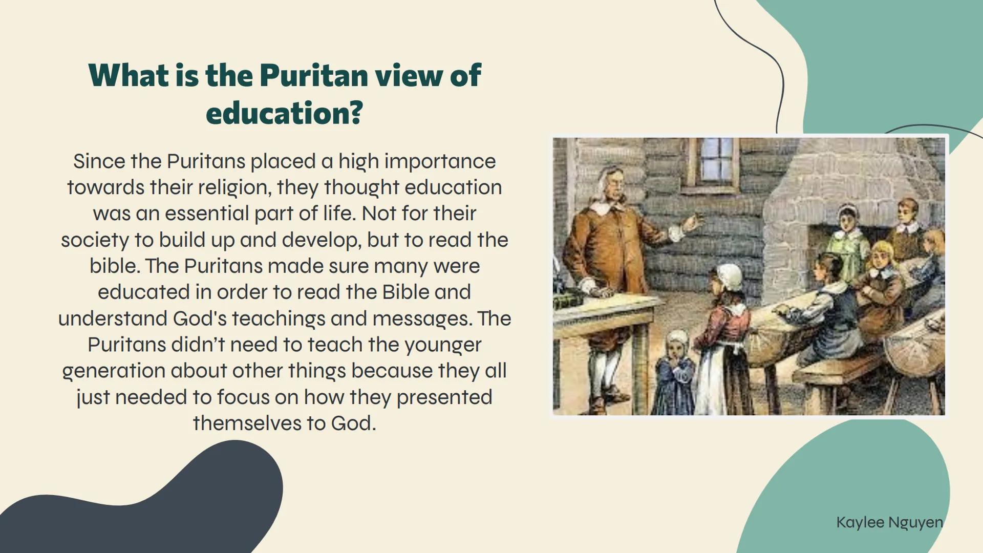 <h2 id="whatdidthepuritansbelieve">What Did the Puritans Believe?</h2>
<p>The Puritans believed that God was the almighty and everything wa