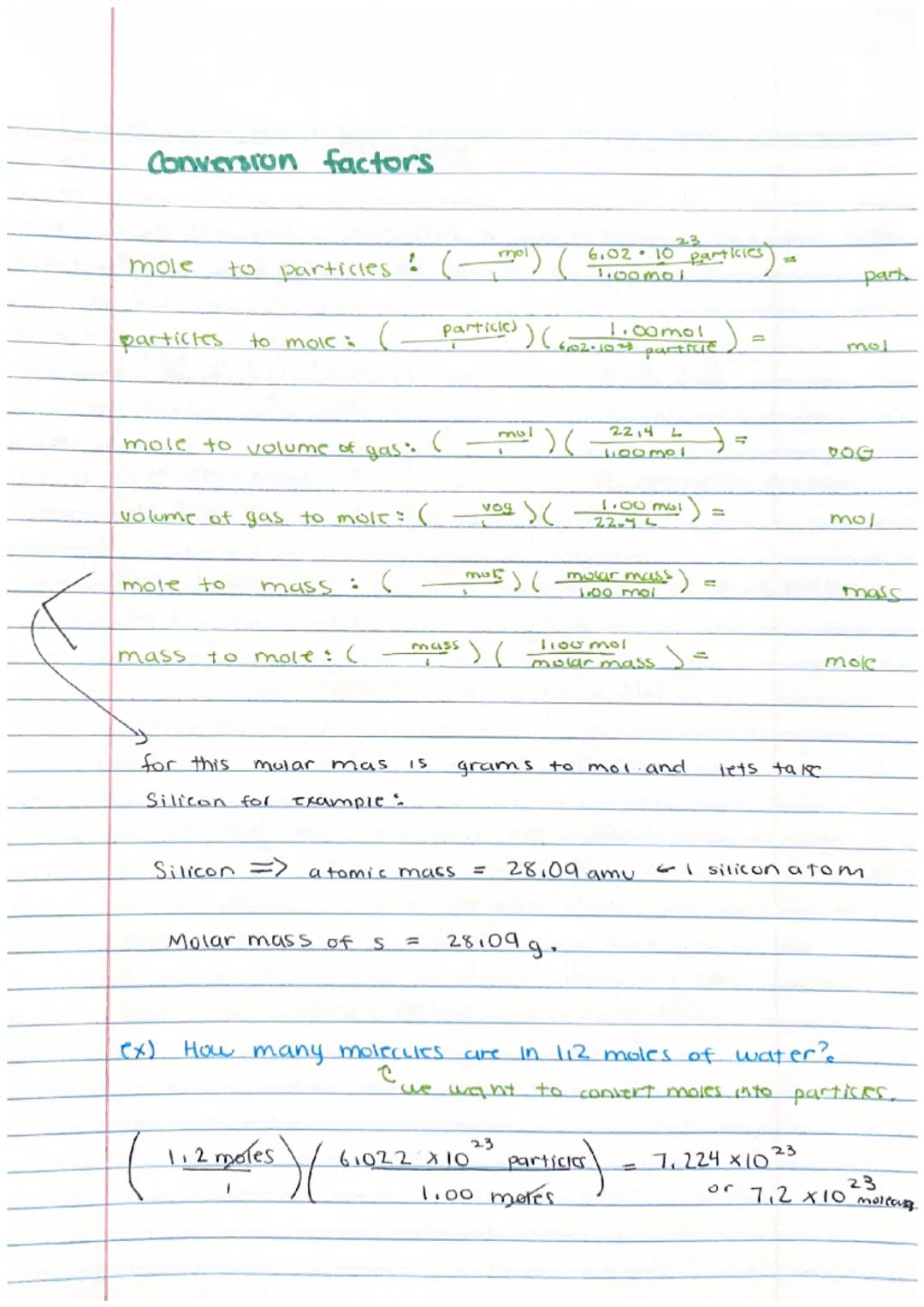 # 6.02 mole-# relationships.
mole
expressed as
avogadro's 6.02 2 ร10$^{23}$
allows conversions between
# of particles mass
MOIC
"a mo