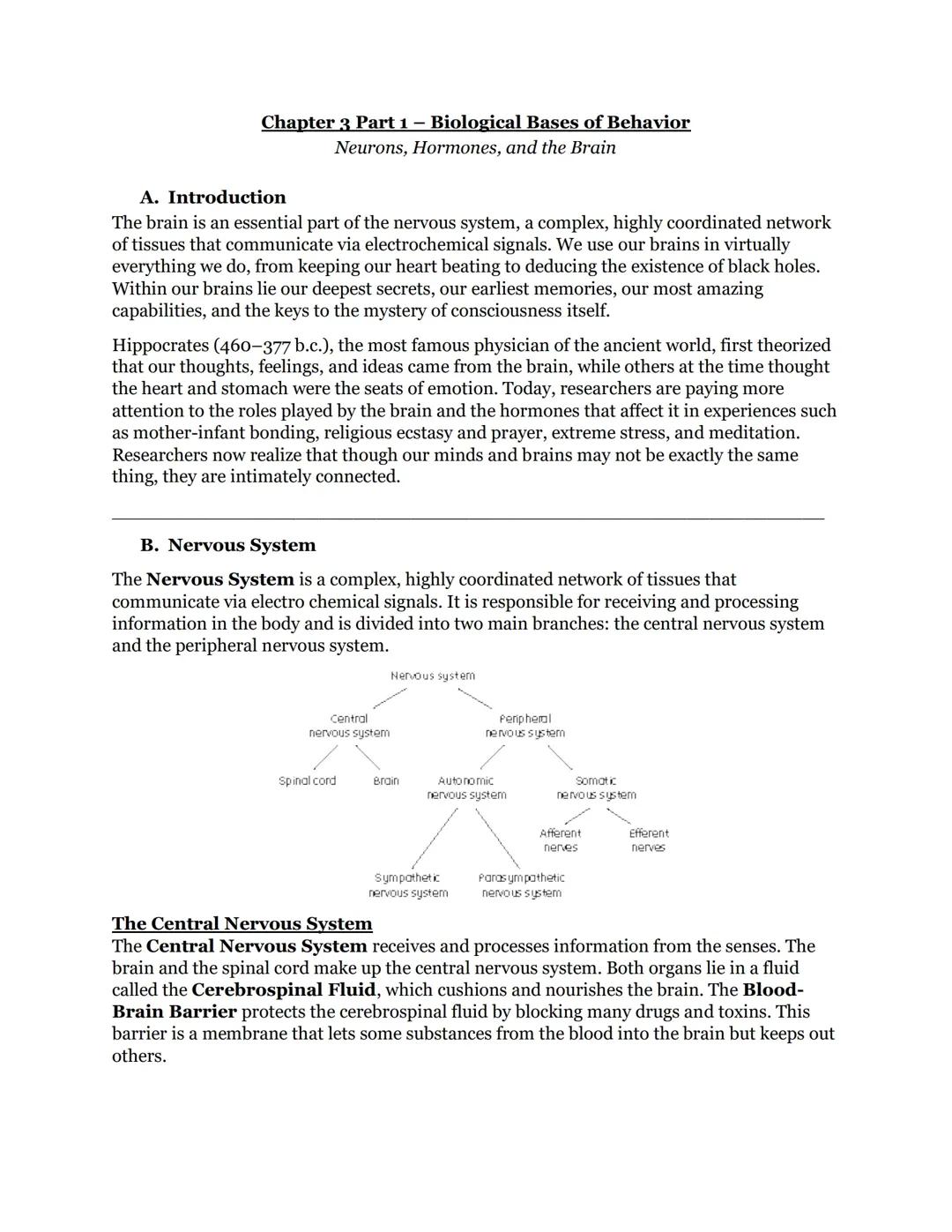 Chapter 3 Biological Bases