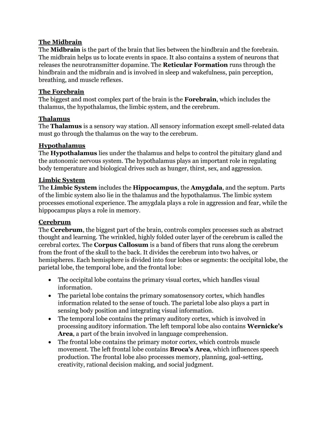 Chapter 3 Part 1 - Biological Bases of Behavior
Neurons, Hormones, and the Brain
A. Introduction
The brain is an essential part of the nervo