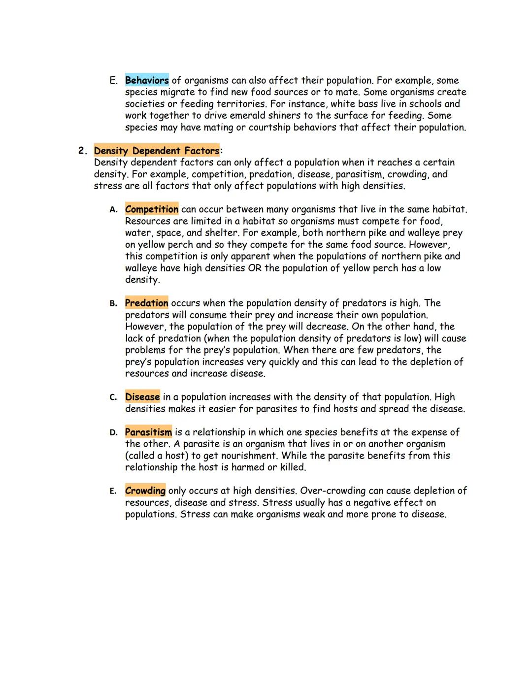 # Reading, Limiting Factors
Instruction
All living things need food, water, shelter and space to survive. Aas long as organisms have
all of