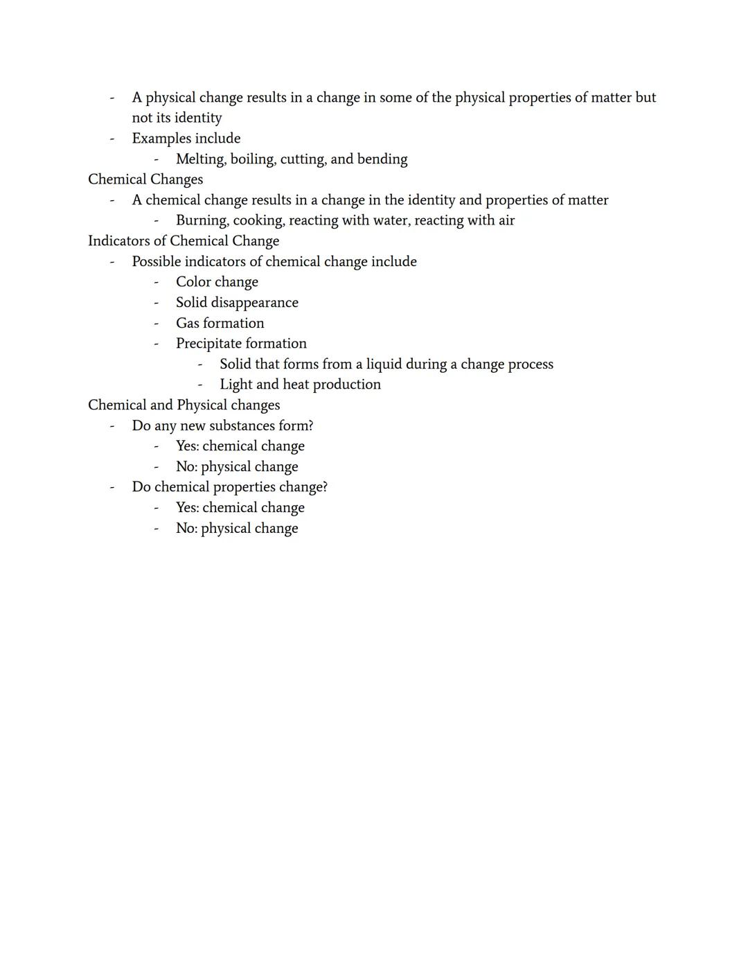 # Changes In Matter
Matter
- Matter is anything that has mass and takes up space
- Examples of matter in a kitchen are
- Chef
- Ingredie
