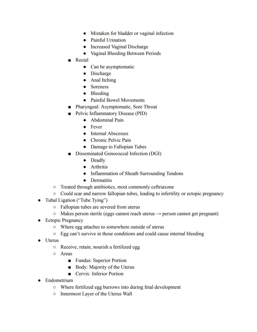Reproductive System
●
●
●
●
●
Male Anatomy
Scrotum
O
●
Secrete Sex Hormones
Gonads
O
Male - Testes
O Female Ovaries
●
Gametes
●
o Male - Spe