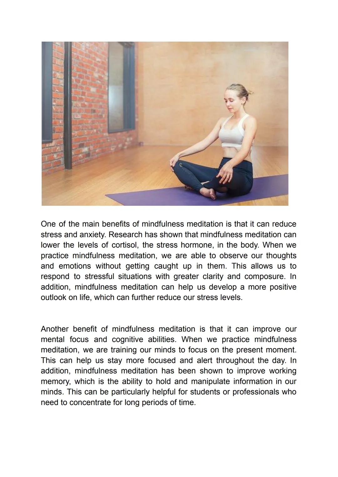 The benefits of mindfulness meditation
openly!
Compassionate
Patiently
BODY A
Following
Frey
Curiously
objectivel
Sensing
Recept
Ensing
THIS