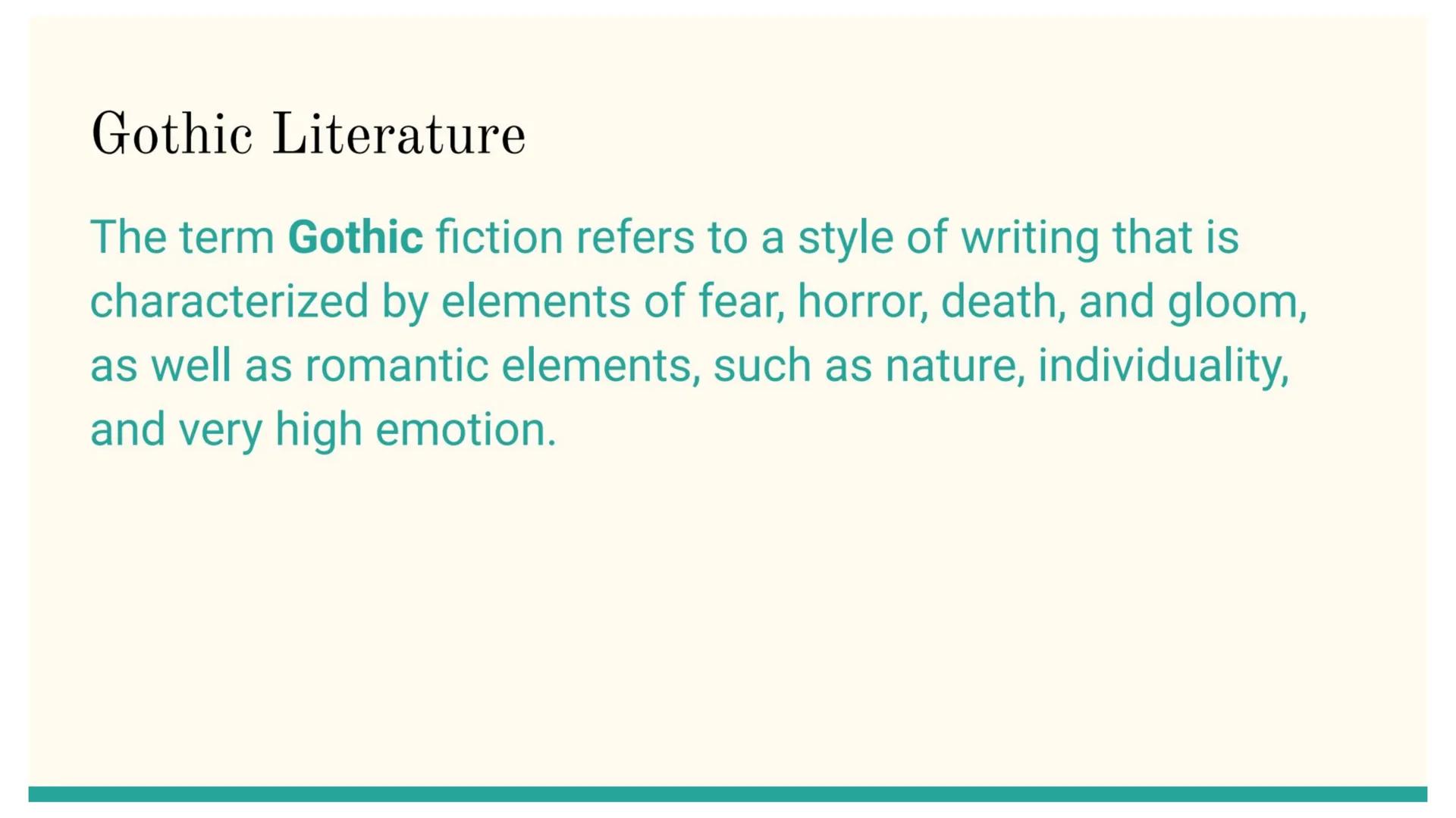 Edgar Allan Poe
January 19, 1809 - October 7, 1849 3 Background Information
Born in 1809
Died of mysterious causes in 1849
Widely regarded a