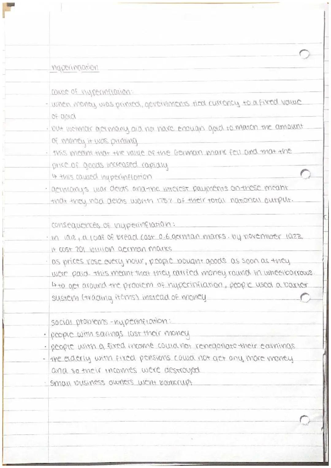 HISTORY - hyperinflation