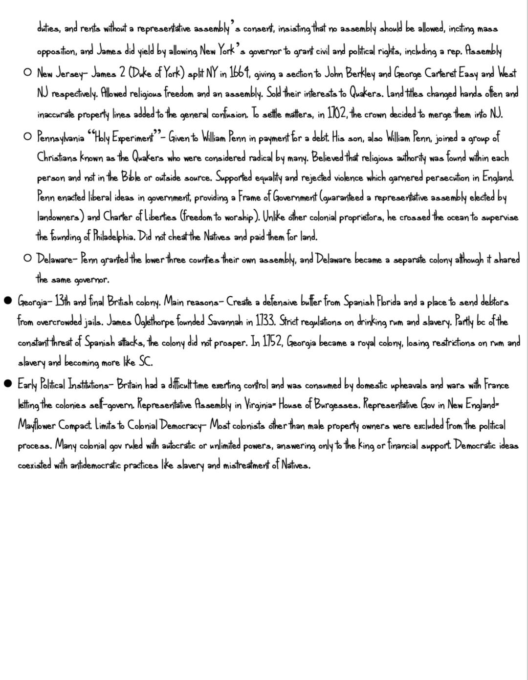 2.3: The Regions of British Colonies
•The English colonies developed regional differences based on influences including topography, natural