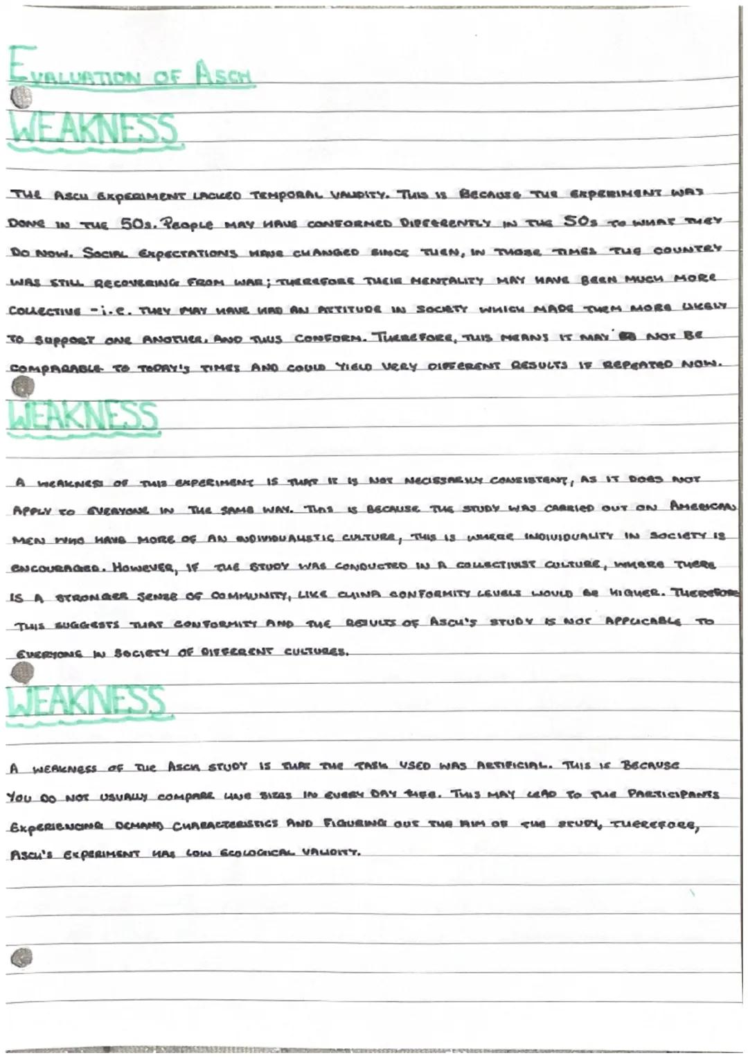 ASCI'S STUDY-KEY STUDY
ASCH ASKED STUDENT
VOLUNTEERS TO TAKE.
PART IN A 'VISION' TEST.
ALL BUT ONE WERE
CONFEDERATES AND
THEY STUDY WAS ON
C