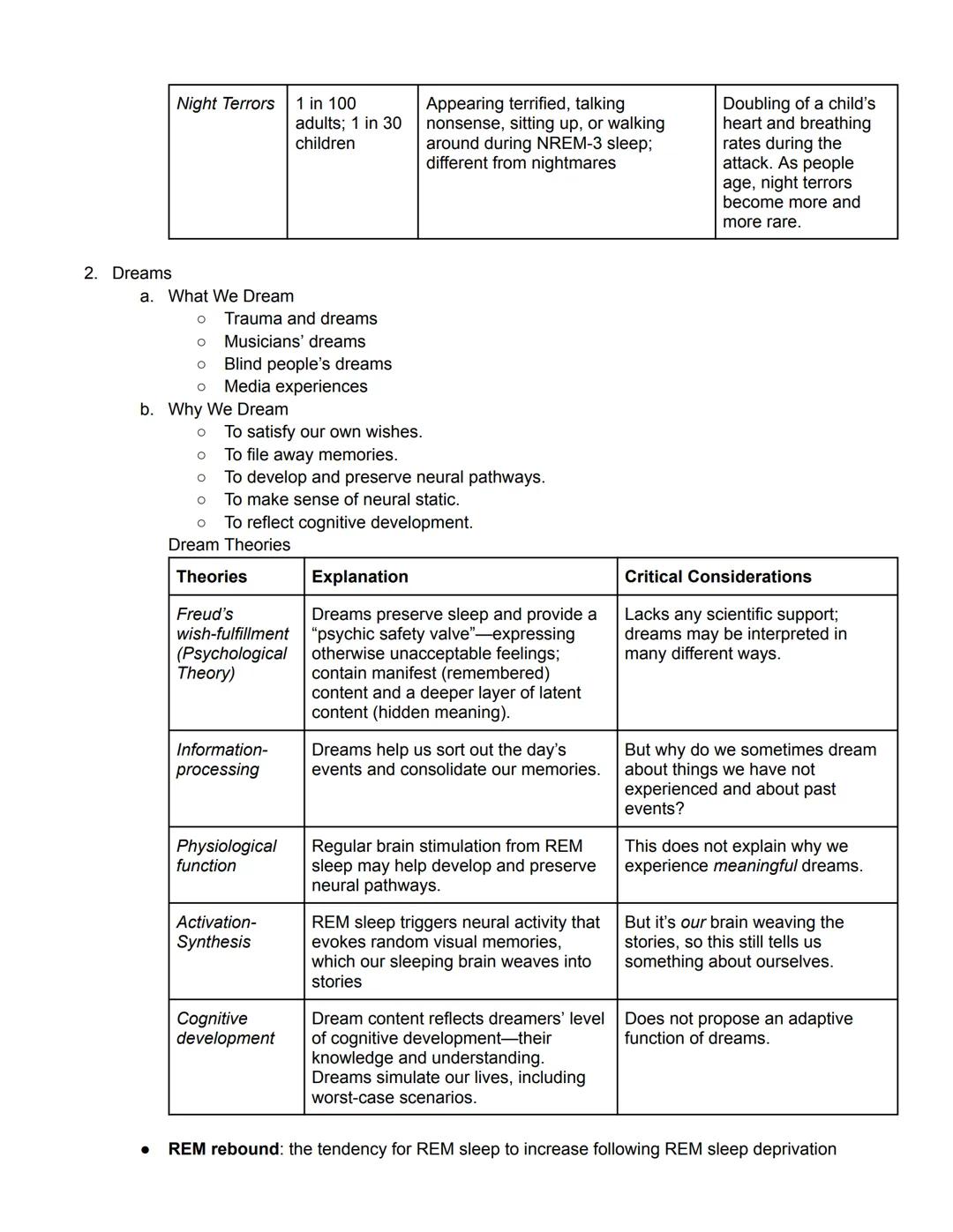 Unit 2 Part 2 Outline
States of Consciousness
Module 16 Sleep Patterns and Sleep Theories
1. Biological Rhythms and Sleep
a. Circadian Rhyth