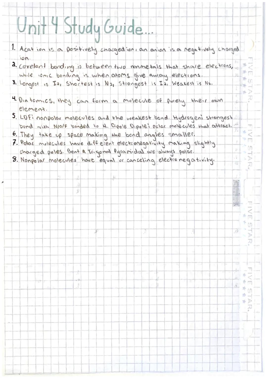 # Unit 4: Honors Bonding Test Review
Naming Mixed Practice: Determine if the following compounds are ionic or covalent and name them
using