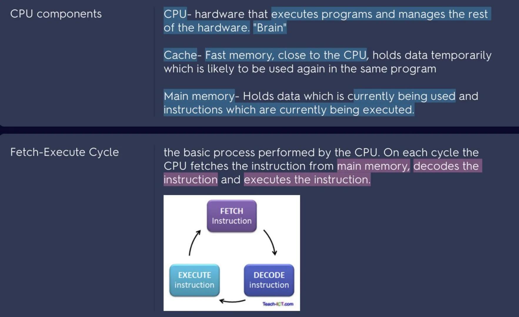 What is a Computer
system?
Basic Computer
System model
Basic Computer (Storage)
Von Neumann
Architecture
A collection of HARDWARE and SOFTWA
